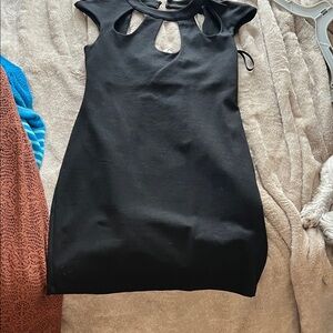 Blaque Label Black Cutout Bodycon Mini Dress